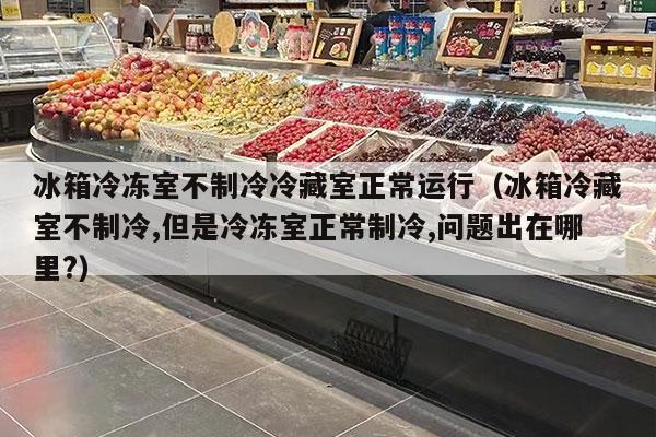 冰箱冷冻室不制冷冷藏室正常运行（冰箱冷藏室不制冷,但是冷冻室正常制冷,问题出在哪里?）