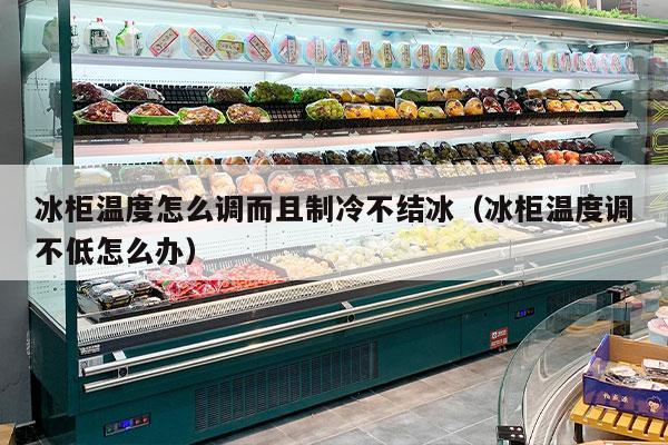 冰柜温度怎么调而且制冷不结冰（冰柜温度调不低怎么办）