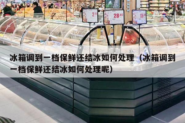 冰箱调到一档保鲜还结冰如何处理（冰箱调到一档保鲜还结冰如何处理呢）