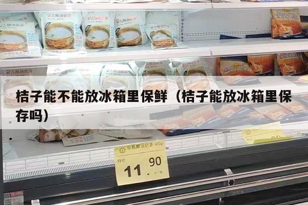 桔子能不能放冰箱里保鲜（桔子能放冰箱里保存吗）