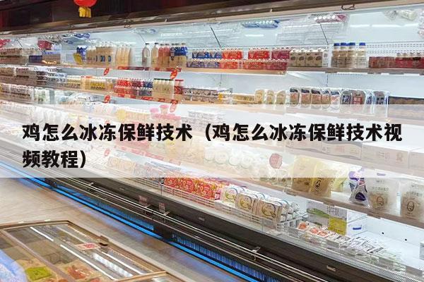 鸡怎么冰冻保鲜技术（鸡怎么冰冻保鲜技术视频教程）