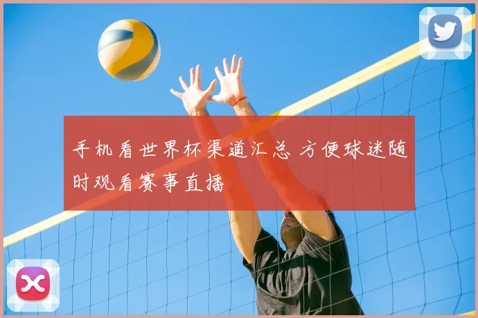 手机看世界杯渠道汇总 方便球迷随时观看赛事直播