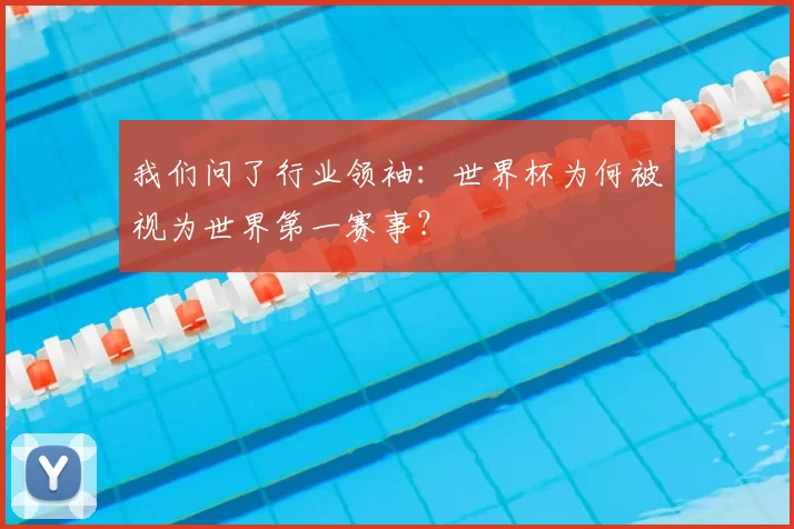 我们问了行业领袖：世界杯为何被视为世界第一赛事？