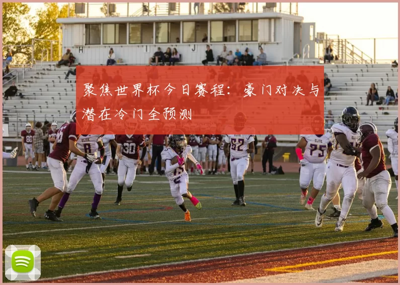 聚焦世界杯今日赛程:豪门对决与潜在冷门全预测